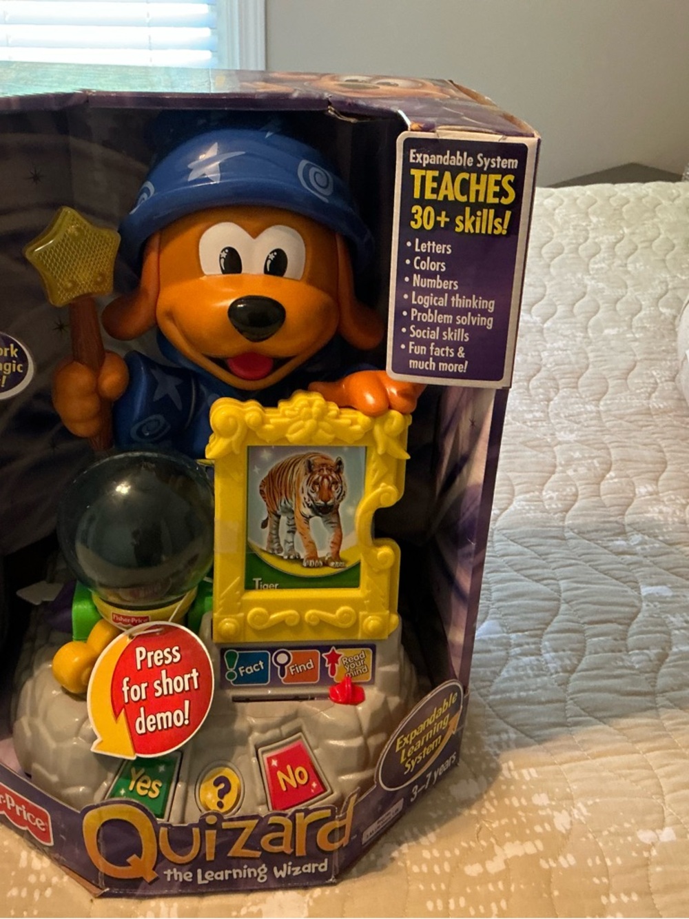 Fisher-Price Quizard Learning Wizard Toy - Orange, Blue & Yellow